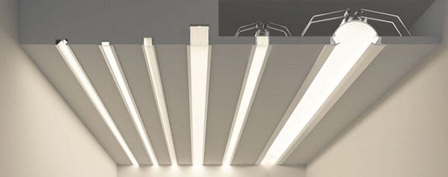Recessed LED Channel Diffuser